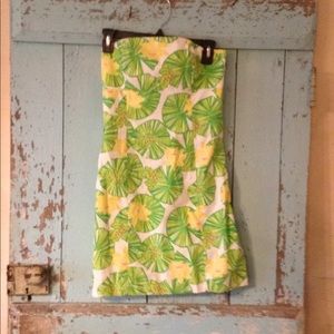 Lily Pulitzer Strapless Dress Size 2